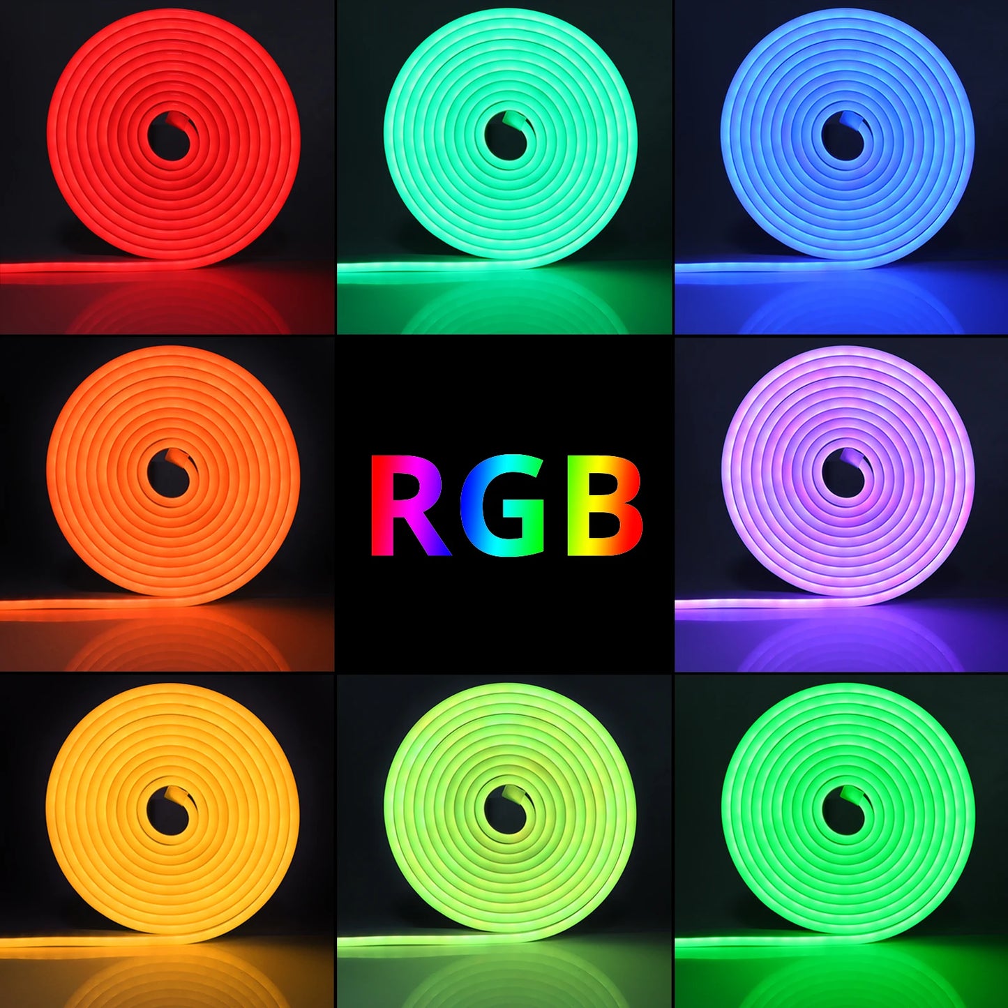 Colorwave: Smart RGB Neon LED Strip with Tuya Control